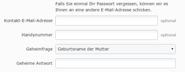 Ein Web.de Postfach registrieren Schritt 5