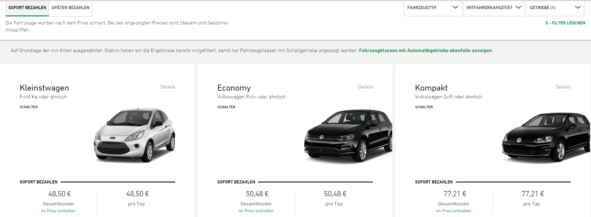 Enterprise Autovermietung - Leihwagen mieten 2